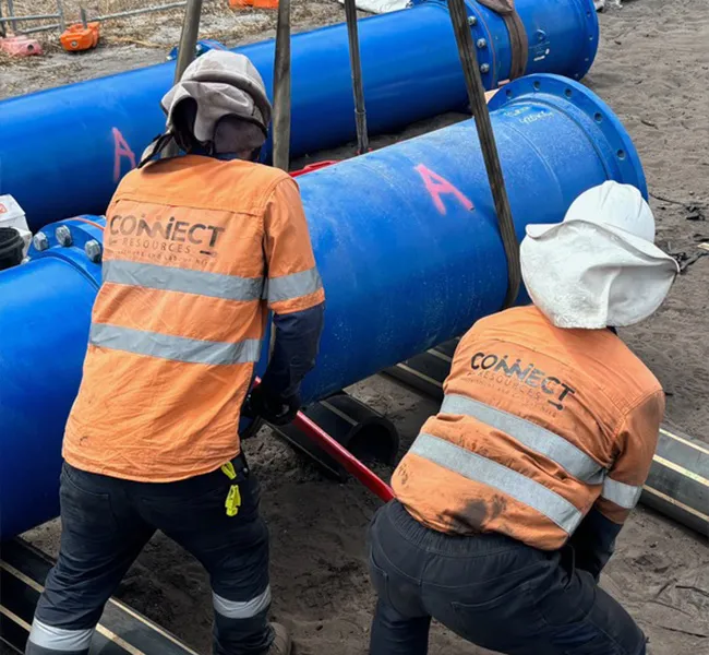 Pipelaying and Construction Labour Hire Services, Connect Resources Australia WA, QLD, NSW